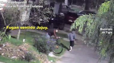 Ilícito captado por las cámaras del COT: los malvivientes fueron detenidos