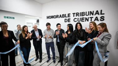 Nardini y Thea inauguraron la nueva sede del Tribunal de Cuentas en Los Polvorines