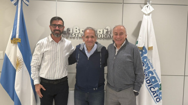 Reunión entre Sergio Palazzo, Jorge Deantoni y Rodrigo Estigarribia