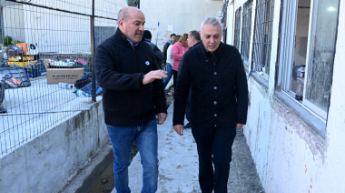 Julio Zamora monitoreó trabajos de infraestructura educativa en la Escuela Secundaria N° 21