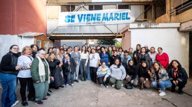 Mariel Fernández recorrió espacios productivos, educativos y comunitarios en Tres de Febrero