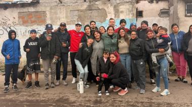 Abigail Mercado recorrió La Cava y advirtió: “La droga está destruyendo a nuestros jóvenes”