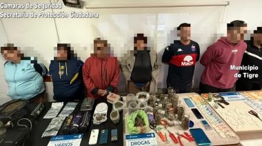 Drogas, armas y siete detenidos en Benavídez: impactantes operativos de la Policía para desarticular una banda que comercializaba estupefacientes
