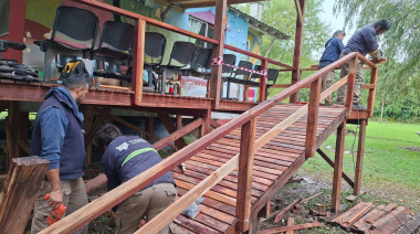 Continúan las obras de mantenimiento y mejoras de infraestructura en el Delta de Tigre