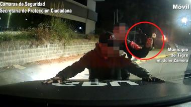 En un trabajo articulado con la Policía de la Provincia de Buenos Aires, el COT detuvo a un hombre armado en plena madrugada