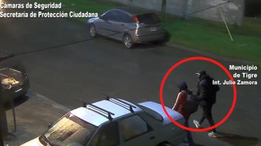 Las cámaras del COT registraron el hurto a una vivienda en el centro de la ciudad