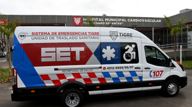 El Municipio de Tigre incorporó un nuevo minibús para el traslado de pacientes a tratamientos médicos