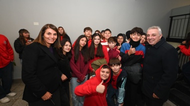 En General Pacheco, Julio Zamora inauguró la remodelación y ampliación de la EES N°26 “Jorge Luis Borges”
