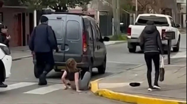 La dramática historia detrás del video: escapó de una entradera tirándose desde un segundo piso