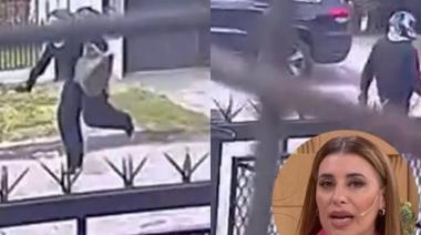 Video: Mariana Brey sufrió un intento de robo de motochorros en pleno centro de Quilmes