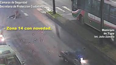 Imprudencia al volante: un motorista atropelló a una vecina en Don Torcuato