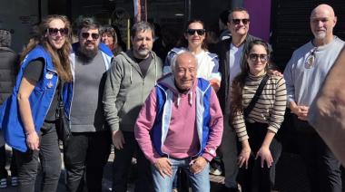 La Bancaria San Martín participó del homenaje a Julio César Arín Delacourt en José León Suárez