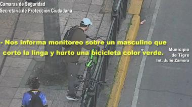 Las cámaras del COT detectaron un ilícito en Tigre centro: un individuo quedó detenido por el hecho
