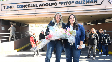 En Tigre centro, el Municipio formalizó el renombramiento del ex túnel Bicentenario: pasó a llamarse "Adolfo ´Fito´ Guzmán"