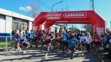 La carrera Comunidad de Tigre fue un éxito en Troncos del Talar y convocó a un gran número de competidores 