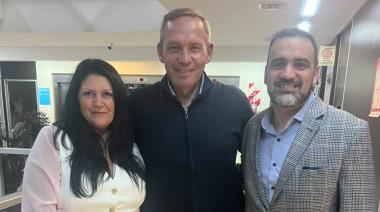 Juan Manuel Laborde Rodríguez acompañó a Fabián Loayza y Viviana Romano en una jornada sobre adopción