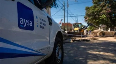 AySA advierte por cortes de agua y baja presión en seis municipios del Conurbano