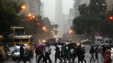 Alerta amarillo por fuertes tormentas en CABA: pronostican granizo y ráfagas de hasta 90 km/