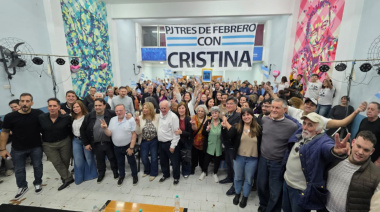 El PJ de Tres de Febrero abrió sus puertas al Instituto Patria y se realizó la  jornada “Cristina Libre”