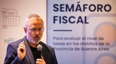 Valenzuela presentó el Semáforo Fiscal en el Senado bonaerense