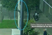 Las cámaras de seguridad de San Martín permitieron detener a tres personas que intentaron robar cables en Villa Maipú