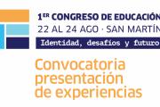 San Martín convoca a participar del Primer Congreso de Educación de la ciudad