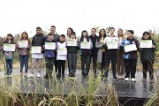 Los alumnos de 6to año de primaria de Malvinas Argentinas, dieron la “Promesa al medio ambiente”