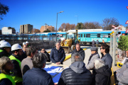 Avanza el nuevo paso bajo nivel del tren Sarmiento que beneficiará a vecinos de Liniers y Villa Luro