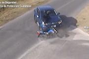 Impactó de frente contra una camioneta y fue asistido rápidamente por el Sistema de Protección Ciudadana: se encuentra fuera de peligro