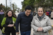 Nardini inauguró la primera etapa de obras de pavimentación en el Barrio Santa Mónica