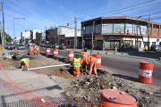 Avanzan las obras de la Av. Juan Manuel de Rosas en San Martín