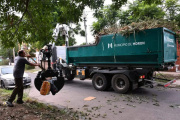 Morón detalla el cronograma semanal para el retiro de ramas y restos verdes