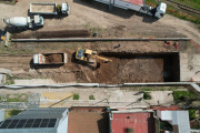 En Tres de Febrero se retomó la obra del paso bajo nivel que unirá Sáenz Peña con Villa Raffo