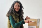 Votó Ana Luz Balor: "Siempre hay que votar, aun cuando no convenzan todas las opciones o no estén los candidatos que uno deseaba"