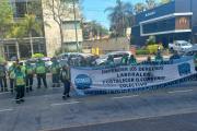 Municipales de San Isidro en protesta por salarios y condiciones laborales