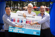 Nardini y Taiana recorrieron la Feria del Libro de Malvinas Argentinas