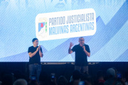 Nardini y Vivona celebraron el Día del Militante junto a la militancia de Malvinas