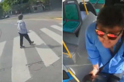 Mujer arrollada por colectivo en chacarita