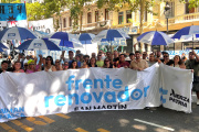 El Frente Renovador de San Martín en la marcha contra la reforma laboral