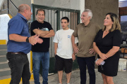 En Don Torcuato, Julio Zamora recorrió obras de infraestructura edilicia en la Escuela Primaria N°42