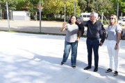 Deportes: Julio Zamora inspeccionó el avance de la construcción de nuevas canchas de tenis en el Polideportivo de General Pacheco