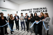 Nardini y Thea inauguraron la nueva sede del Tribunal de Cuentas en Los Polvorines