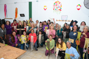 Rincón de Milberg: el Municipio de Tigre realizó el cierre del taller de bijouterie en macramé del programa "Emprendedoras Rodantes"