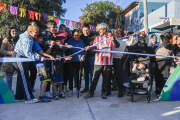 Nardini inauguró la primera etapa de pavimentación en el Barrio Primaveral