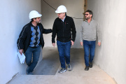 Fortalecimiento cultural: Julio Zamora recorrió el futuro Teatro Municipal de El Talar