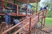 Continúan las obras de mantenimiento y mejoras de infraestructura en el Delta de Tigre