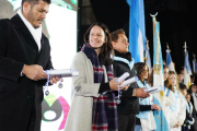 Más de 1400 chicos de Vicente López realizaron la promesa a la bandera en Tecnópolis