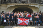 En el centro de la ciudad, Julio Zamora acompañó el 150° aniversario del Club de Regatas La Marina