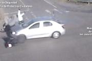 Fuerte impacto entre una moto y un auto en Benavídez: rápida asistencia del COT