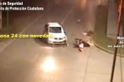 Conductor de un auto realizó una maniobra imprudente y colisionó a una moto: los involucrados fueron asistidos por el Sistema de Protección Ciudadana